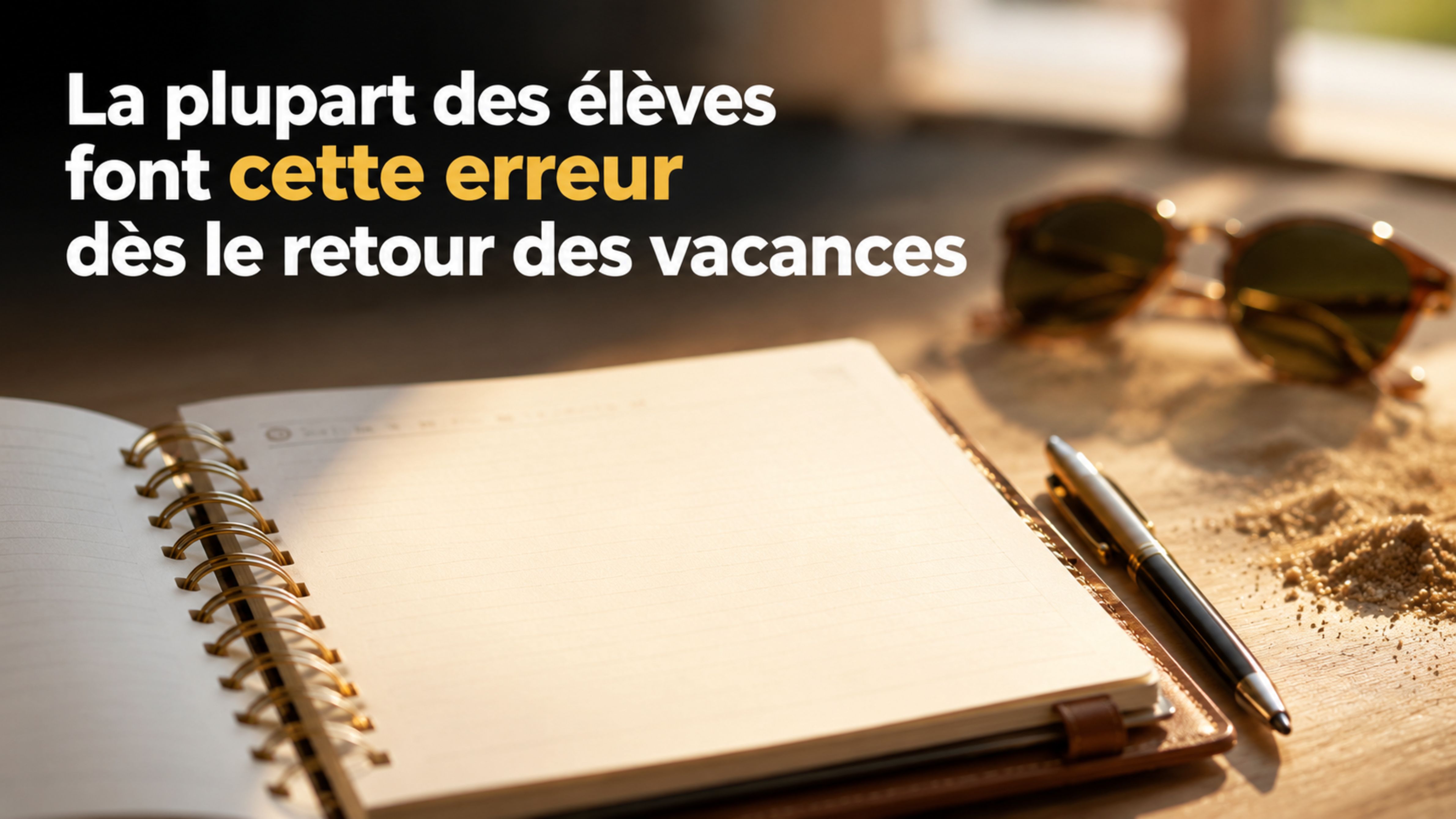 Comment reprendre ses cours efficacement après les vacances ?