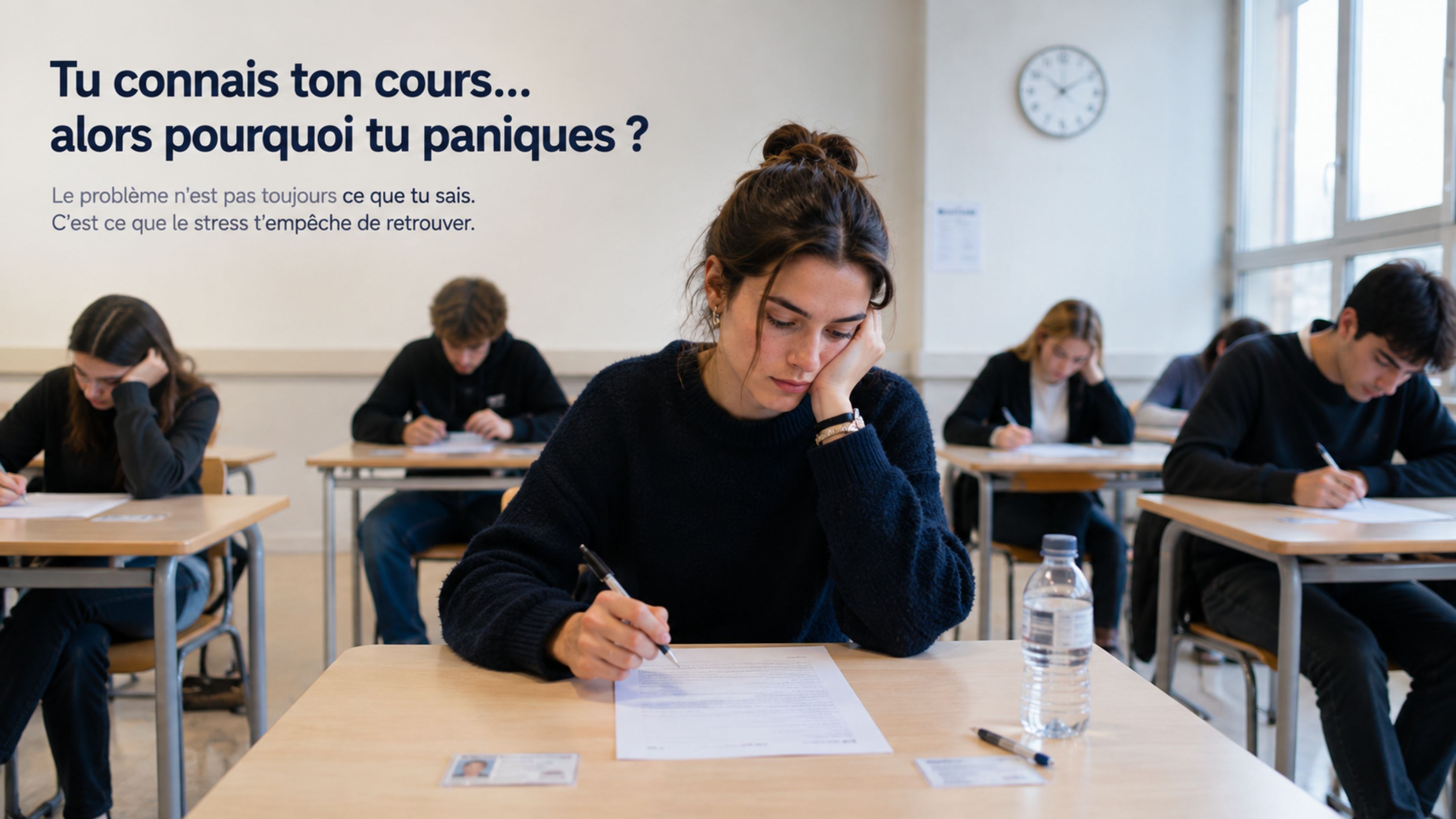 Tu connais ton cours… alors pourquoi tu paniques ?