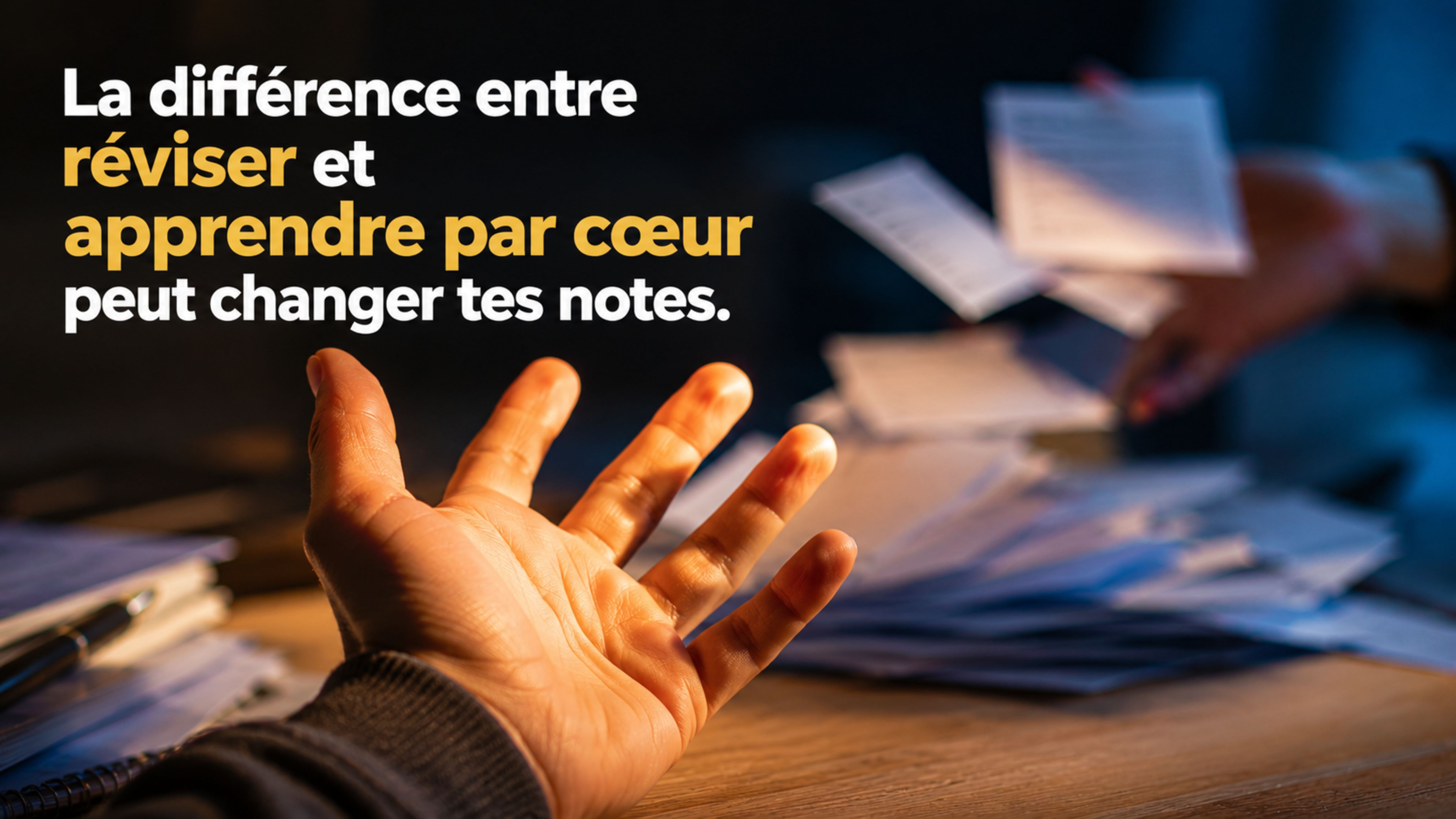 Réviser ou apprendre par cœur : la différence qui peut changer tes résultats