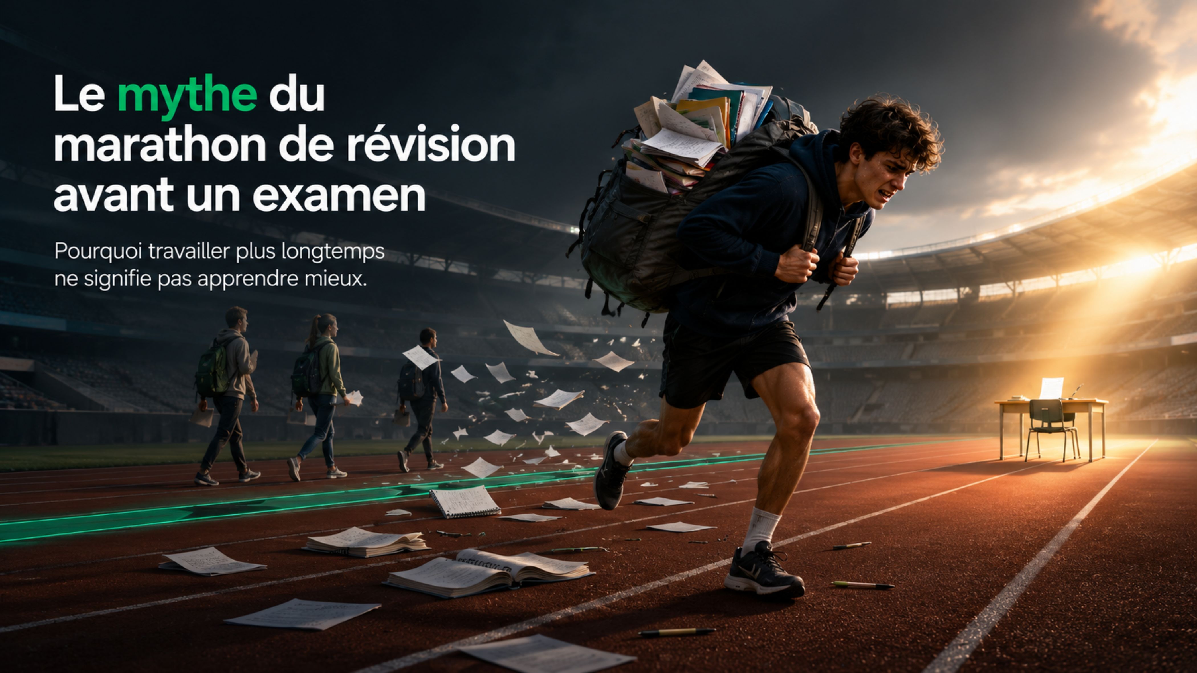 Le mythe du marathon de révision avant un examen
